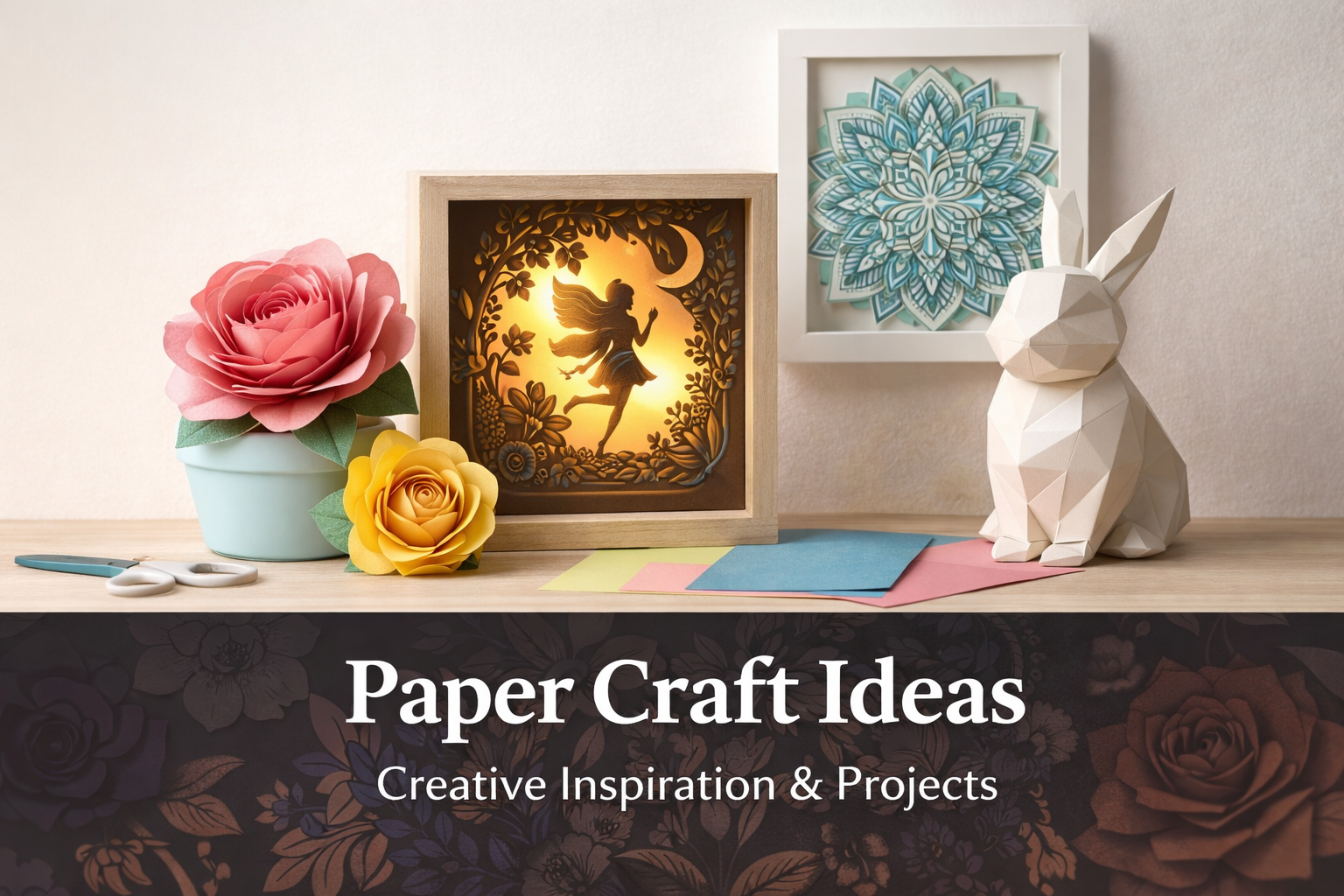 paper craft ideas layered paper svg templates for cricut silhouette diy projects