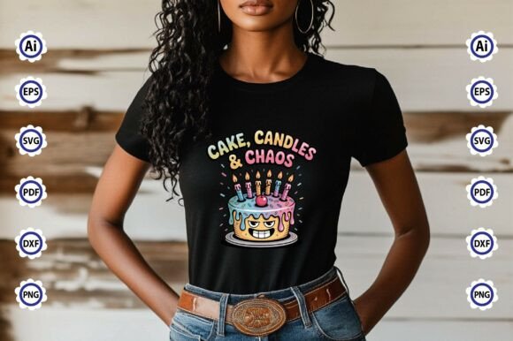 Whimsical birthday SVG for crafting