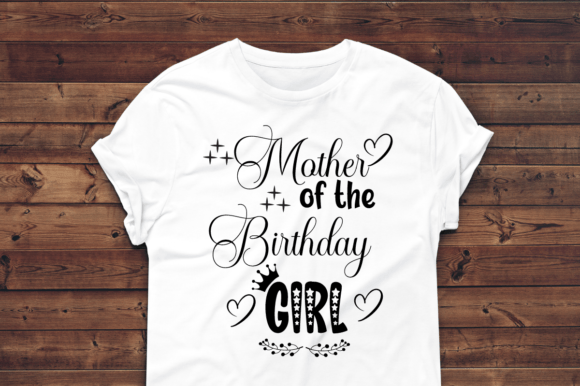 Heartfelt 'Mother of the Birthday Girl' SVG for Cricut use