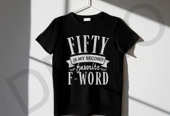 Preview of a funny 50th birthday SVG for crafting