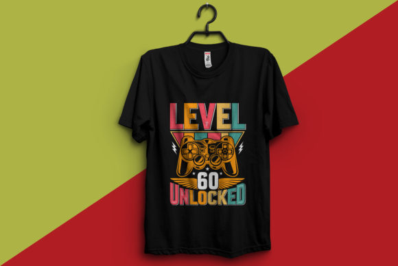 Preview of Level Unlocked SVG for crafting gamer tees