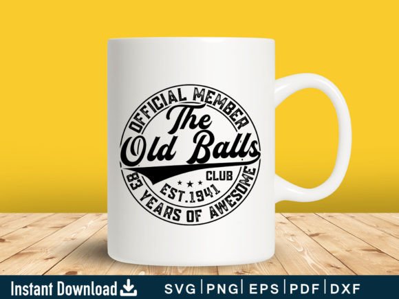 Funny 83rd Birthday Svg Gift Shirt preview — Cricut SVG design