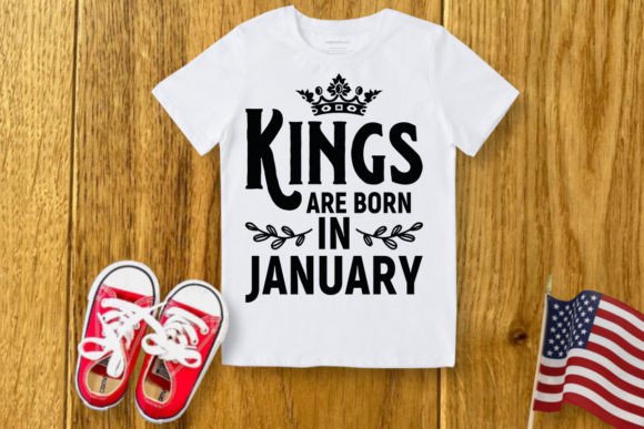 January Birthday SVG Design Bundle Shirt preview — Cricut SVG design
