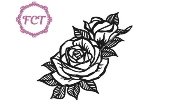 Beautiful roses and flowers SVG bouquet design for Cricut users