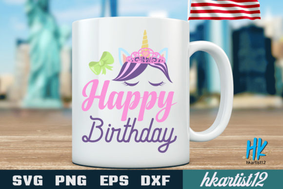 Happy Birthday SVG design for Cricut projects and crafting