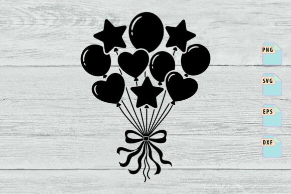Cricut-ready Patriotic Balloon SVG for festive birthday designs