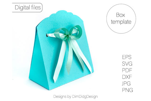 Versatile gift box SVG template for Cricut projects
