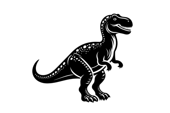 Colorful Jurassic Dinosaur SVG for Cricut vinyl decals