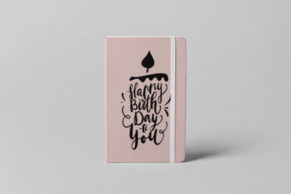 Preview of birthday candle SVG for Cricut crafts