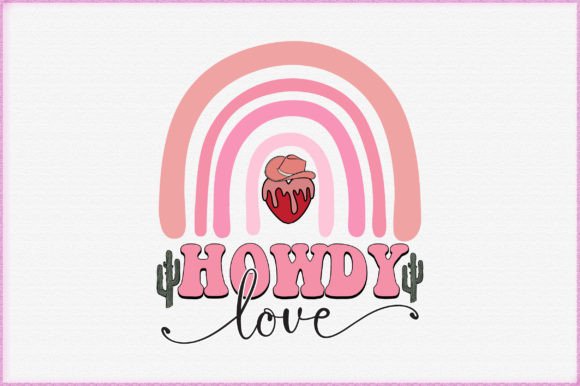 Charming retro 'Howdy Love' SVG for Cricut