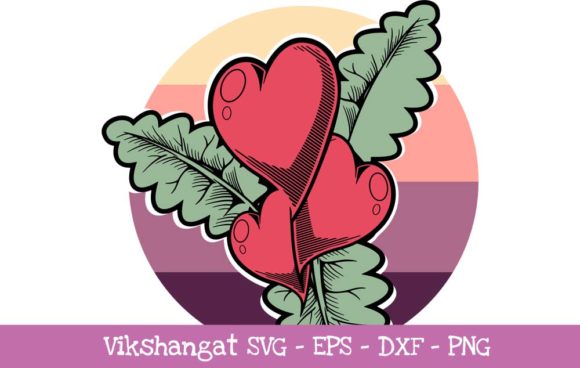 Vintage hearts flower SVG for beginner Cricut projects, ideal for crafting