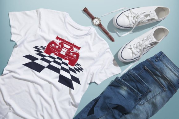 Race track and checker pattern SVG for Cricut beginners