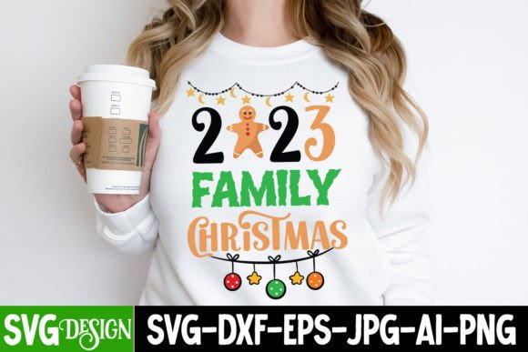 Preview of Christmas SVG files bundle for crafting