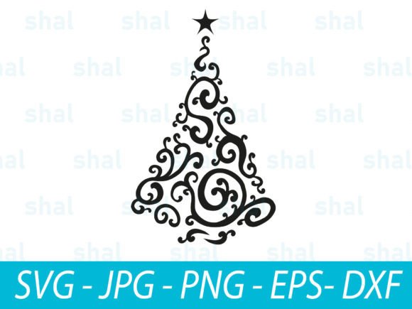 Preview of Christmas SVG bundle for diverse projects