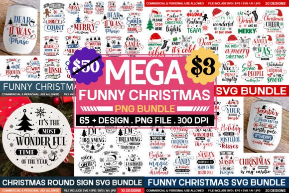 Funny Christmas SVG designs for Cricut crafting