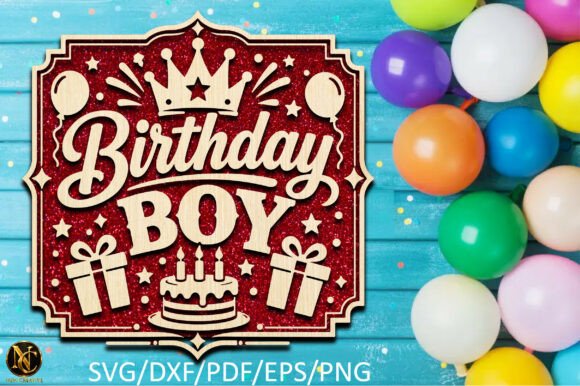 Dashing birthday boy SVG for shirt crafting