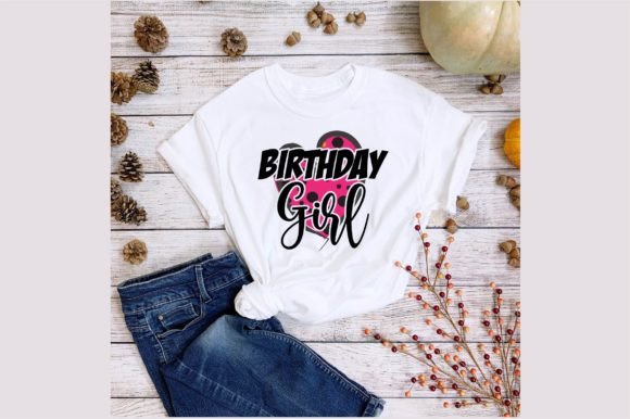 Fun birthday girl sublimation SVG for custom t-shirts