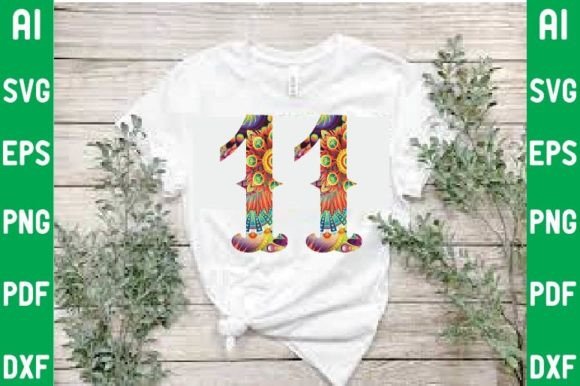 Cricut SVG for polka dot 11th birthday