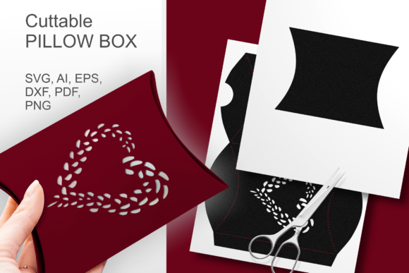 Preview of heart-shaped SVG with tiny forms for DIY projects