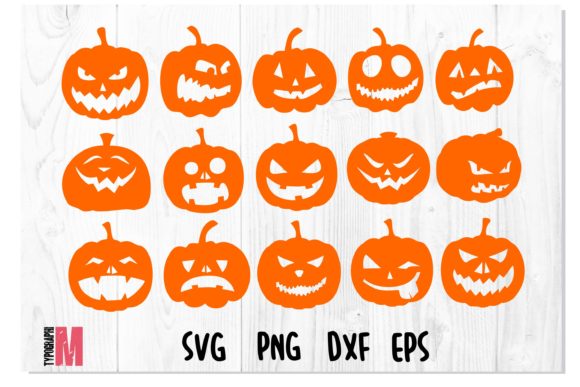 Halloween pumpkin SVG bundle perfect for Cricut crafting