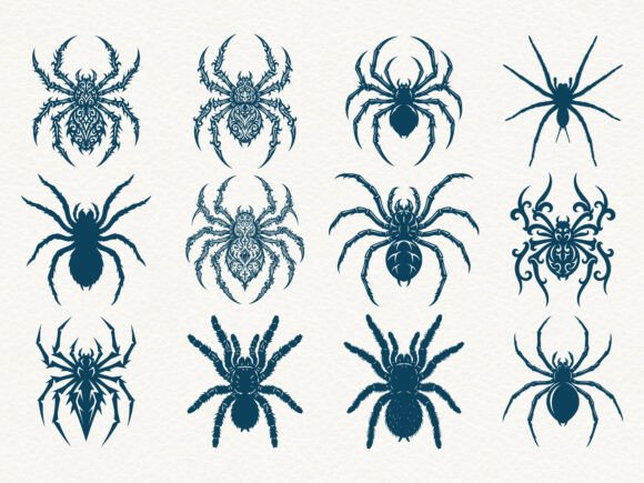 Cricut-compatible Halloween Spider SVG designs for DIY projects