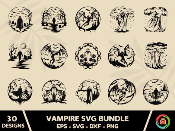 Halloween vampire SVG designs perfect for Cricut crafts and projects