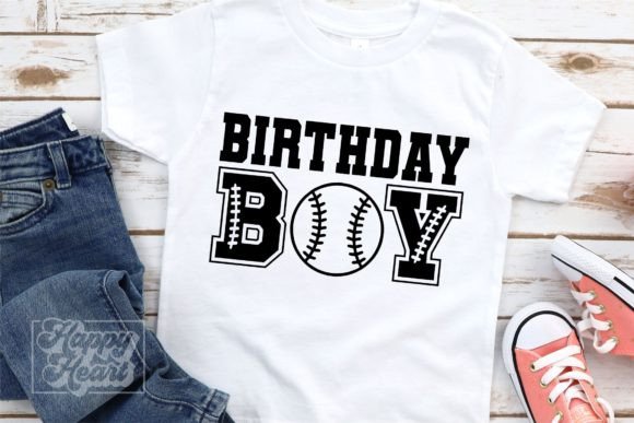 Preview of Baseball Birthday Boy SVG for crafting