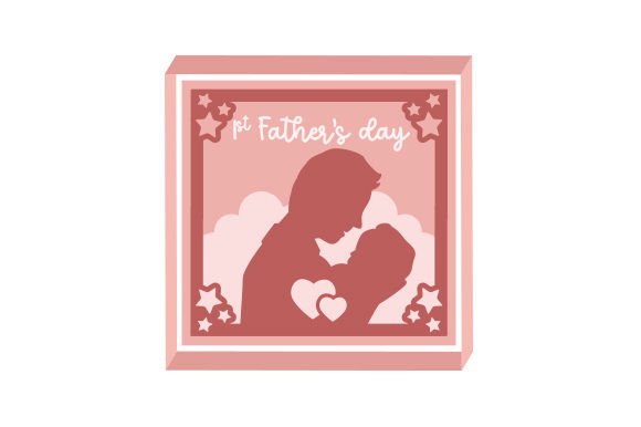 Father's Day shadow box design for Cricut