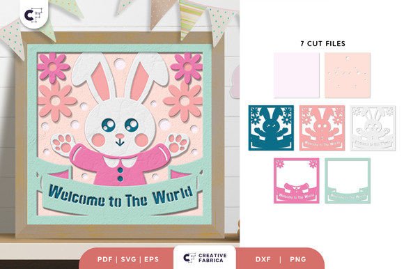 Preview of girl baby shower SVG