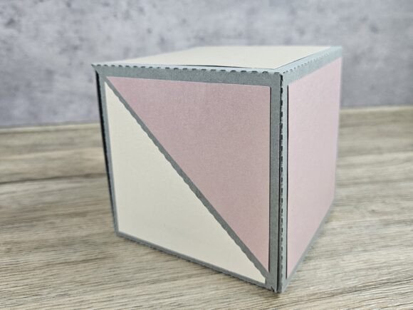 Exploding gift box SVG featuring 9 mini cards for crafting with Cricut